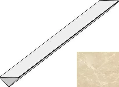 Бордюр Atlas Concorde Italy Marvel Elegant Sable Corner LM5S 1.4x50 - фото 1