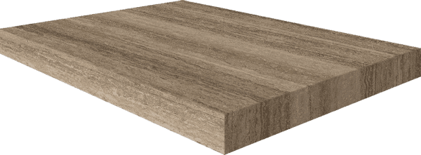 Italon Travertino Floor Project Silver Scalino Angolare Destro