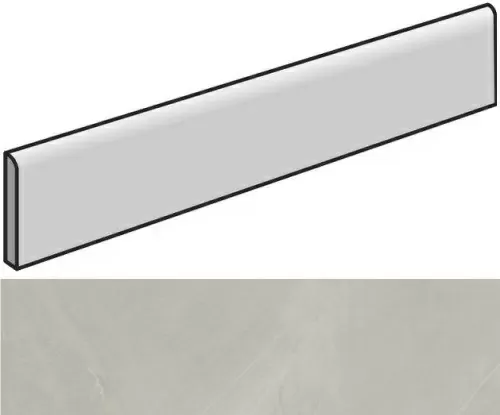 Плинтус Италон Континуум Сильвер 7.2x80 натуральный - фото 1