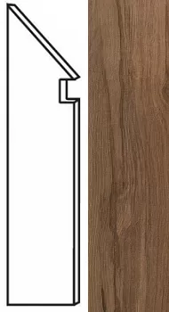 Ступень левая Atlas Concorde Italy Etic Noce Hickory Battiscopa Sag.Sx AV8E 7.2x30 - фото 1