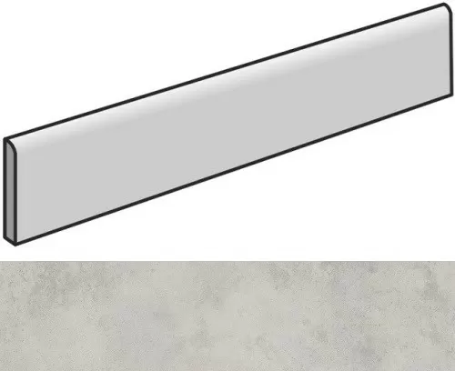 Плинтус Италон Millennium Silver 7,2x80 - фото 1