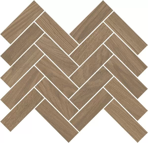 Мозаика Kerama Marazzi T042\SG5265 Монтиони мозаичный коричневый матовый 34х35.5 - фото 2