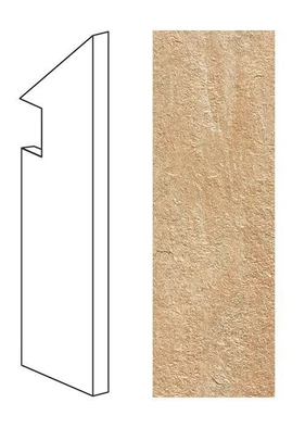 Ступень правая Atlas Concorde Italy Trust Gold Battiscopa Sag.Dx AEAN 7.5x30 - фото 1