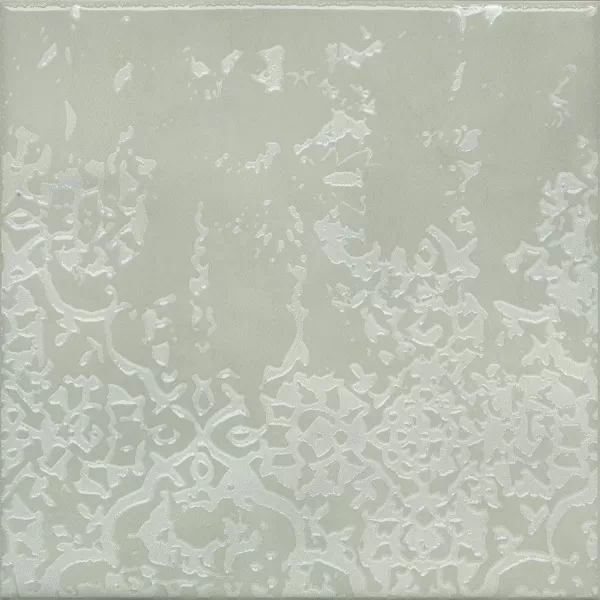 Декор Kerama Marazzi Venezia Адриатика 4 зелёный глянцевый 20х20 - фото 1