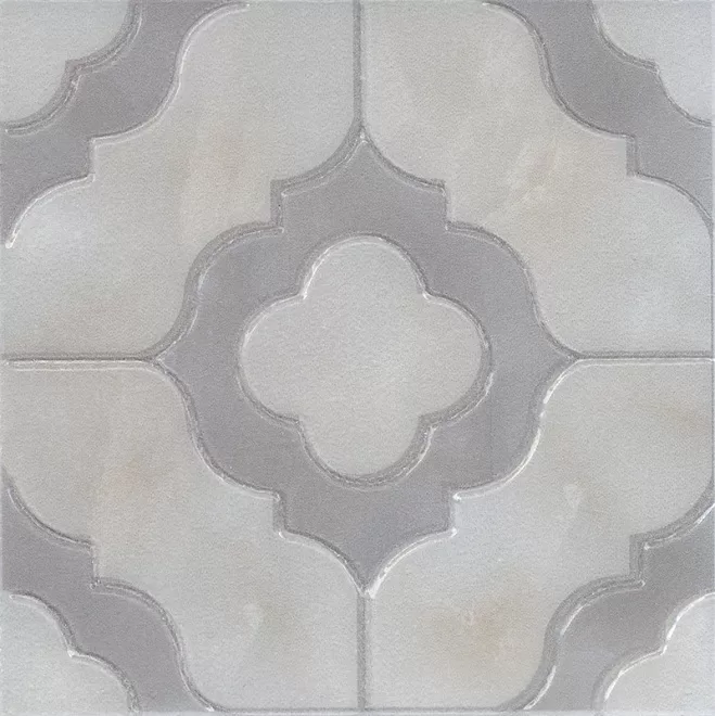 Вставка Kerama Marazzi MLD\A64\SG1550L Помильяно серый лаппатированная 14,5x14,5 - фото 1