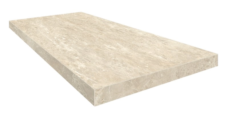 Ступень ColiseumGres Да Винчи Беж угловая правая 620070002304 бежевый 33x60 - фото 1