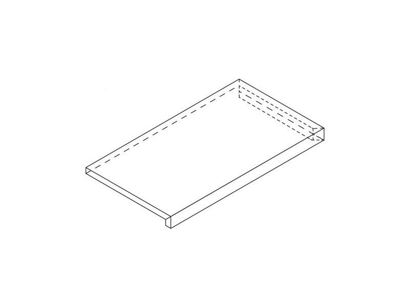 Landstone Walnut Scalino Angolo Dx