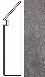 Ступень правая Atlas Concorde Italy Brave Grey Battiscopa Sag. Dx A1JM 7.2x30 - фото 1