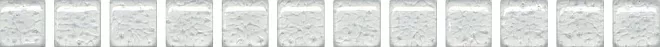 Бордюр Kerama Marazzi POF010 Карандаш Бисер белый 1,4x20 - фото 1