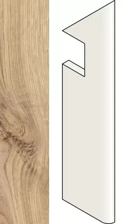 Ступень правая Atlas Concorde Italy Exence Vanilla Battiscopa Sag.Dx AOU1 7.2x30 - фото 1