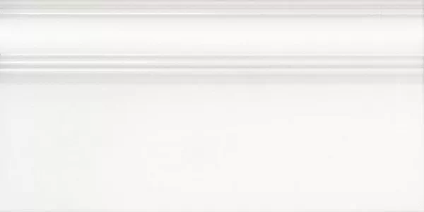 Плинтус Kerama Marazzi Venezia Беллони белый матовый обрезной 40х20 - фото 1