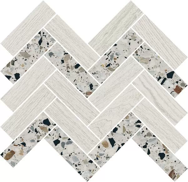 Мозаика Kerama Marazzi T042\SG5268 Монтиони мозаичный белый 34х35.5 - фото 3