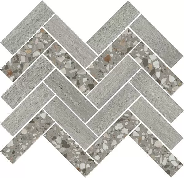 Мозаика Kerama Marazzi T042\SG5267 Монтиони мозаичный серый 34х35.5 - фото 3