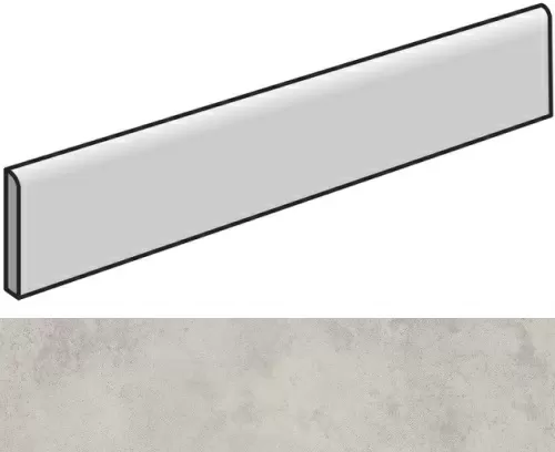 Плинтус Италон Millennium Silver 7,2x60 - фото 1