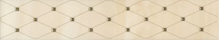 Бордюр Kerama Marazzi AD\B288\8260 Летний сад беж 5,7x30 - фото 1