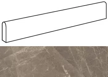 Плинтус Atlas Concorde Italy Marvel Gris Supreme Battiscopa Dig. Matt AFBJ 4.6x60 - фото 1