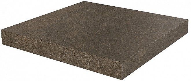 Kerama Marazzi Ступень угловая клееная универсальная Про Стоун коричневый