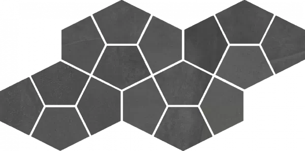 Мозаика Италон Континуум Петрол Призм 41.3x20.5 - фото 1