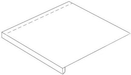 Atlas Concorde Supernova Stone S.S. Grey Scalino laterale sx 33x120
