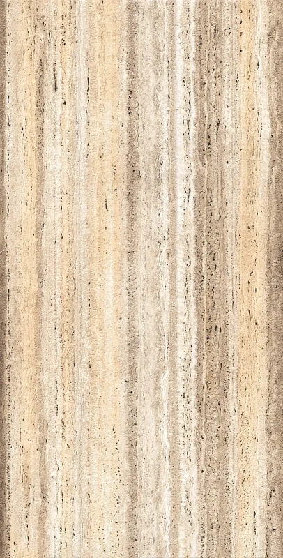 Керамогранит Креанза SH1008-G Rock Travertino Beige Shape+Glue Art 60x120 бежевый - фото 1