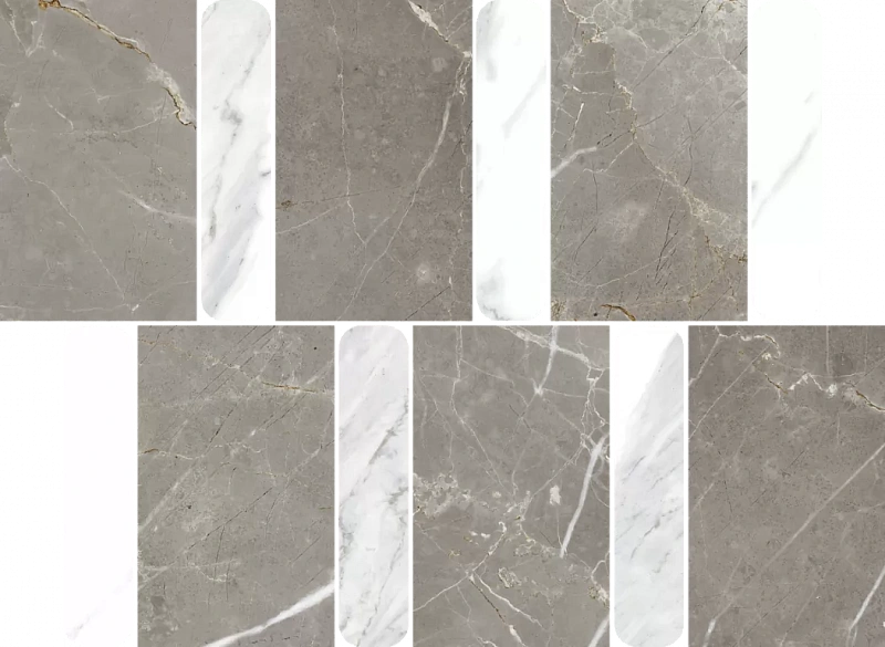 Мозаика Италон Stellaris Грэй Арган 26,9х36,8 - фото 1