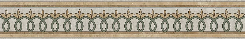 Бордюр Kerama Marazzi Эвора глянцевый 9.6x60 DC\A37\SG6062RL - фото 1