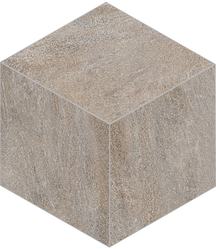 Мозаика Estima TN03 Tramontana Cube Multicolor 25x29 кофейный - фото 1