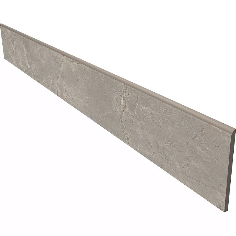 Плинтус Estima BR03 Bernini Grey 7x60 серый неполированный - фото 1