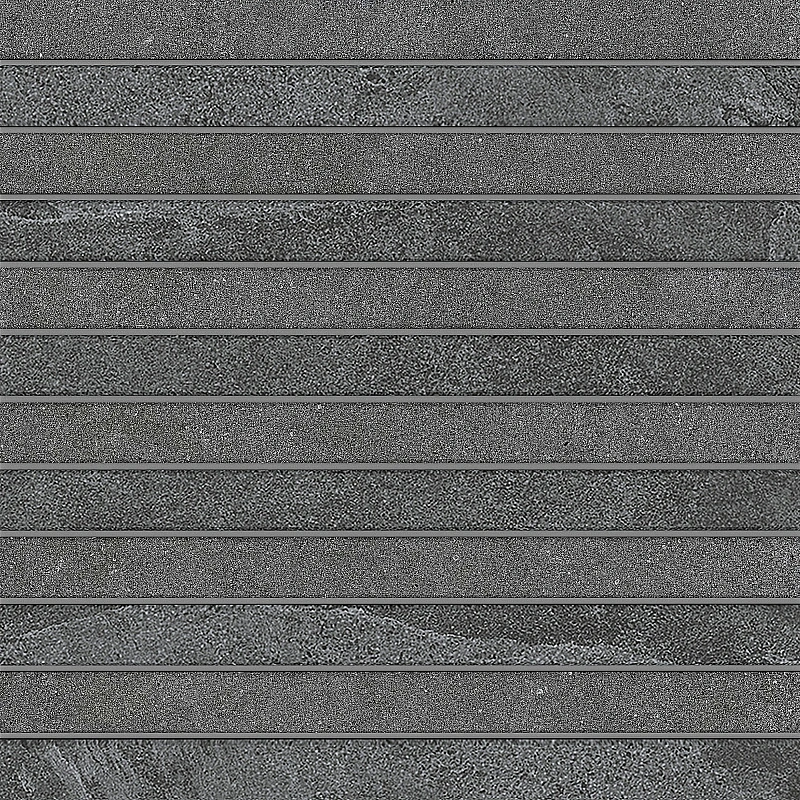 Мозаика Estima LN03/TE03 Luna Fascia Anthracite 30x30 серый - фото 1