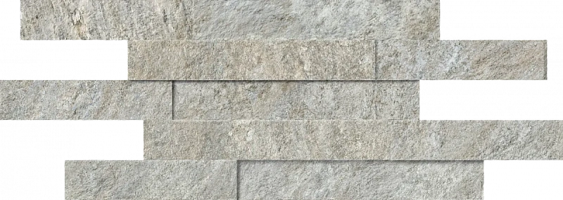 Декор Италон Магма Сильвер Брик 3D 620110000251 серый 27x78 - фото 1