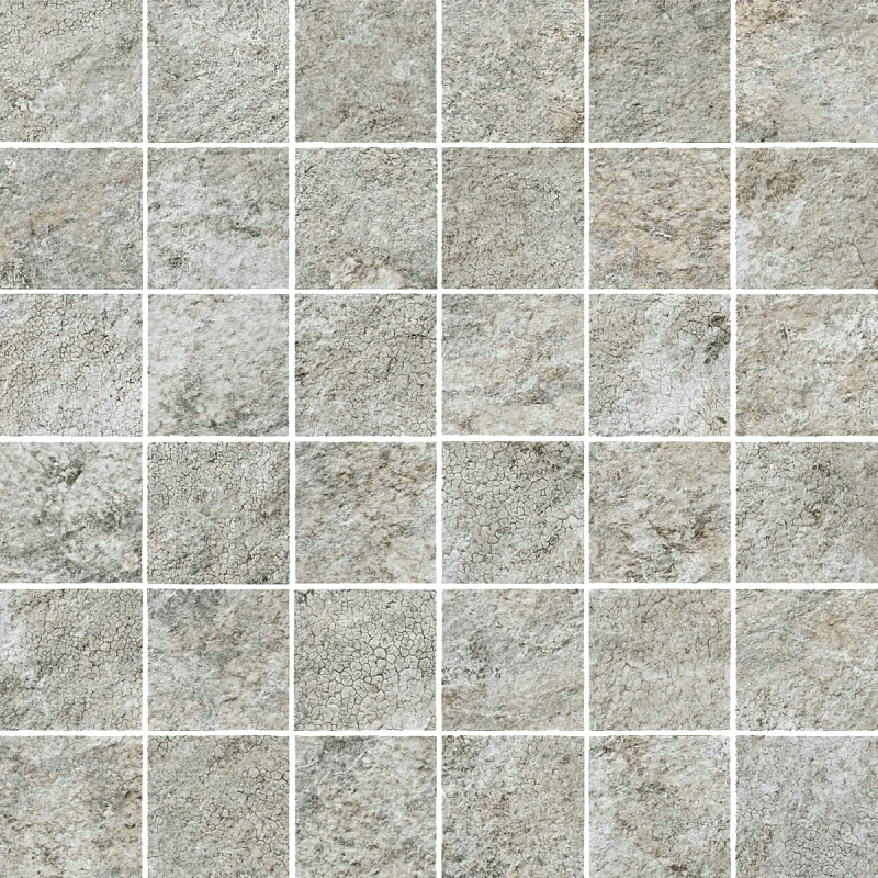 Мозаика Италон Магма Сильвер 610110001369 серый 30x30 - фото 1