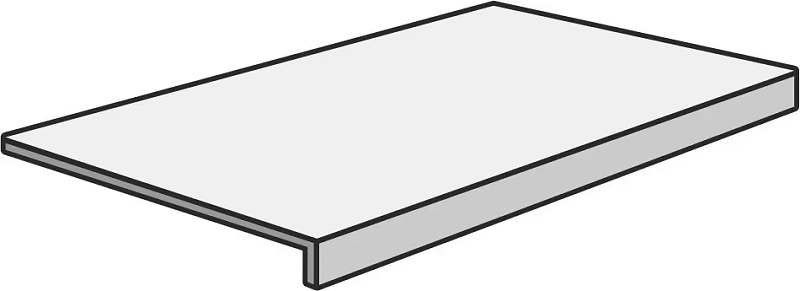 Ступень фронтальная Италон Charme Deluxe Cream River 33x120 - фото 1