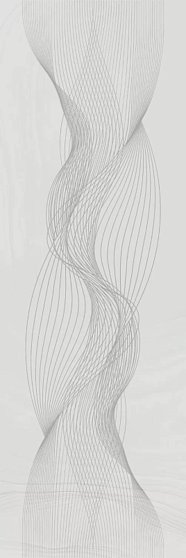 Декор Kerama Marazzi Venezia Веро серый светлый глянцевый обрезной 40х120 - фото 2