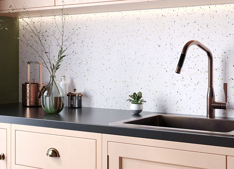 Подступенок Керранова Vetro White K-340/MR/pst01/148х1200x10 белый - фото 4