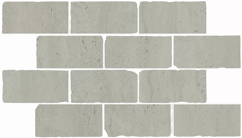 Бордюр Kerama Marazzi Venezia Сан-Марко мозаичный серый светлый матовый обрезной 46,5х26,5 - фото 3