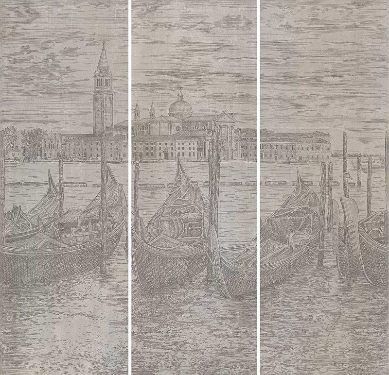 Панно Kerama Marazzi VT\A622\3x\13126TR Гварди матовый обрезной (из 3-х частей 30x89.5) 89.5x90 - фото 1