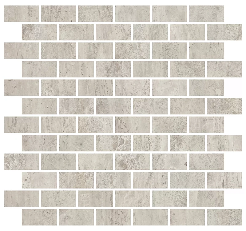 Декор Kerama Marazzi MM13120T Декор Эвора бежевый светлый мозаичный глянцевый 30x32 - фото 1