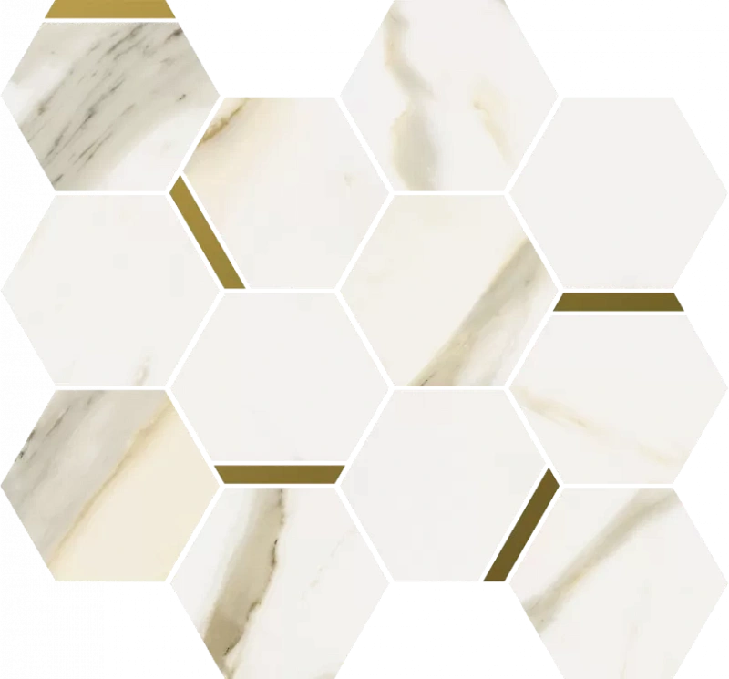 Мозаика Италон Stellaris Калакатта Голд Шик 28,3х32,8 - фото 1