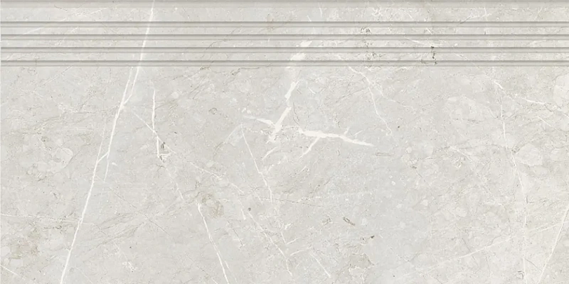 Ступень Керранова Skala White K-2201/LR/st01/300x600x10 белый - фото 1