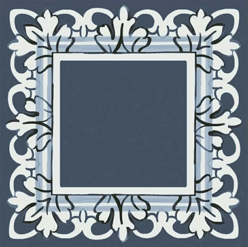 Вставка Kerama Marazzi Алмаш синий глянцевый 9.8x9.8 HGD\A525\TOB001 - фото 1