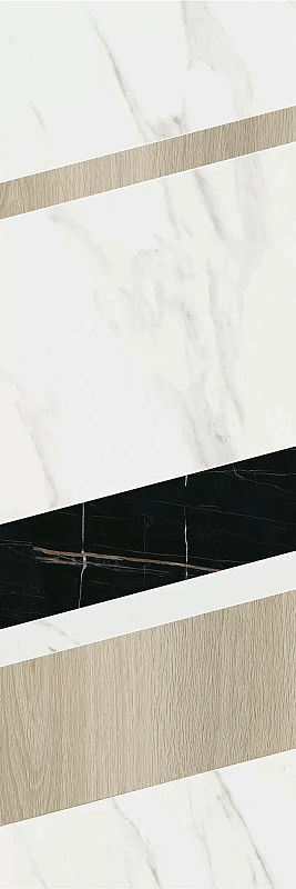 Декор Kerama Marazzi Бертран 1 микс 40x120 ID129 - фото 5