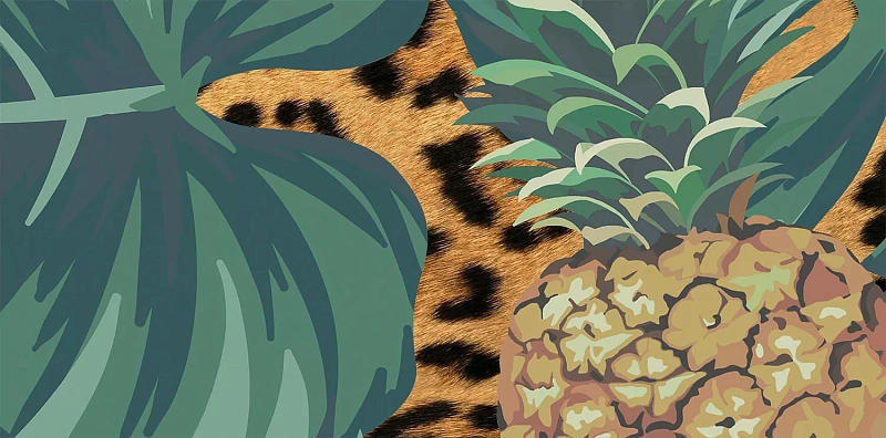 Декор Kerama Marazzi Пальмейра 5 9.9x20 HGD\A497\19056 - фото 1