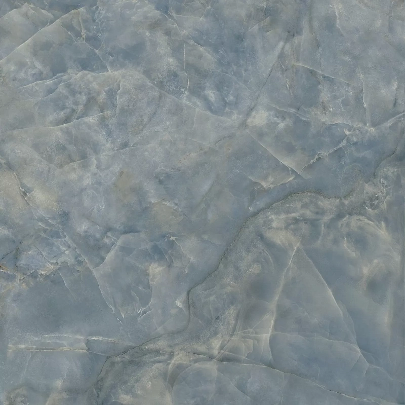 Керамогранит Kerama Marazzi Venezia Ониче голубой лаппатированный обрезной 119,5х119,5 - фото 7