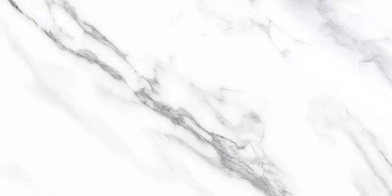 Керамогранит Maimoon Ceramica Glossy Volkas Statuario белый 60x120 - фото 1