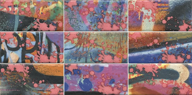 Декор Kerama Marazzi OS\A57\9x\19060 Панно Граффити 20x89,1 - фото 1