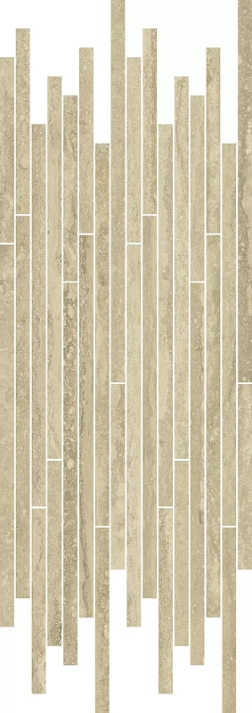 Декор Италон Charme Advance Travertino Romano Strip 26x75 - фото 1