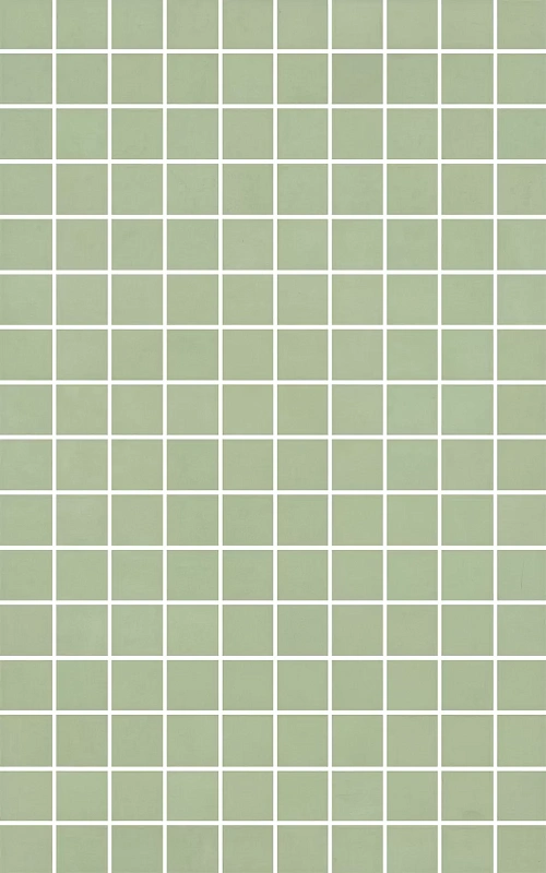 Мозаика Kerama Marazzi Левада мозаичный зеленый светлый глянцевый 25x40 MM6409 - фото 1