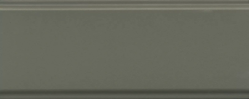 Бордюр Kerama Marazzi Магнолия зеленый матовый обрезной 12x30 BDA024R - фото 1