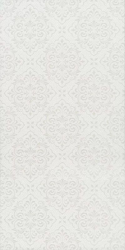 Керамическая плитка Kerama Marazzi Venezia Флориан 1 белый матовый обрезной 30х60 - фото 1