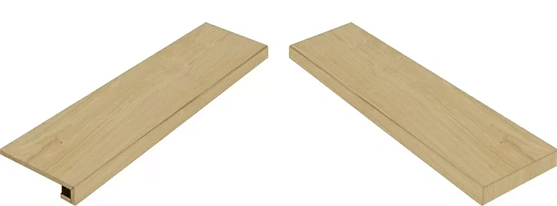 Ступень угловая левая Италон Element Wood Faggio 33x120 - фото 1